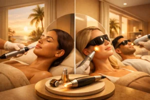 Microneedling vs láser facial en Miami